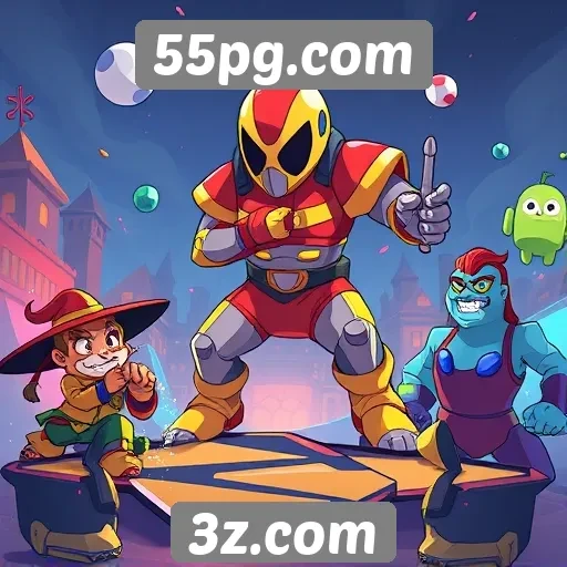 Desenvolvedores de jogos populares no 55pg.com