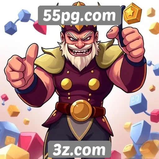 Visão geral do site de jogos 55pg.com