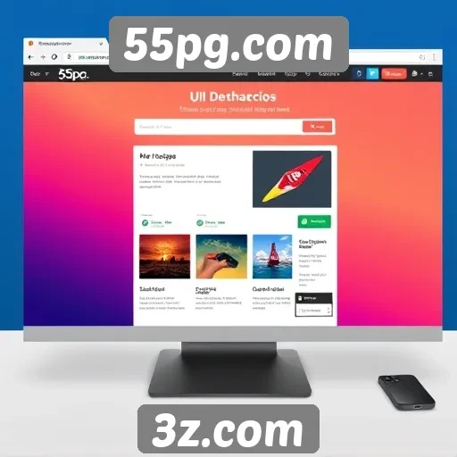Interface do usuário do 55pg.com é aprimorada